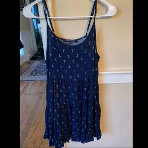 Babydoll Anchor Print Sundress